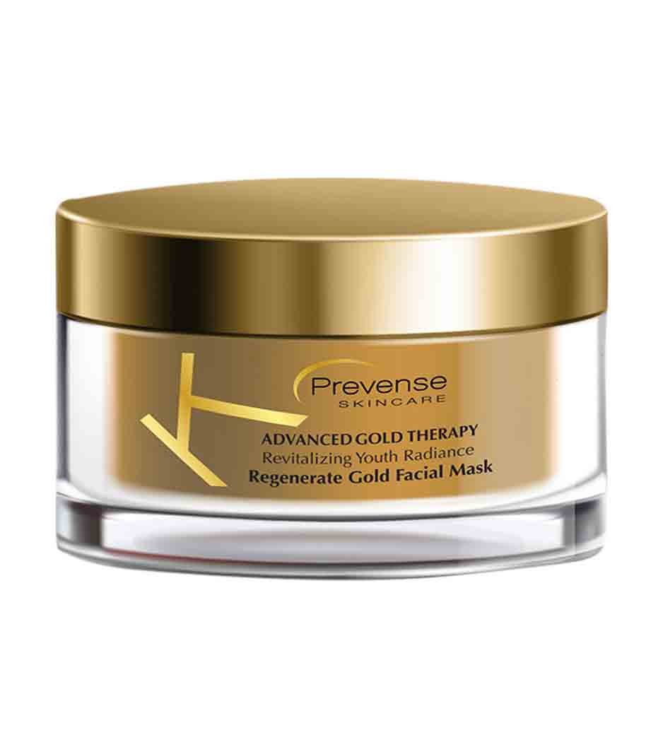 Prevense Regenerate Gold Facial Mask 30ml with 24K Gold and Ceylon Green Tea