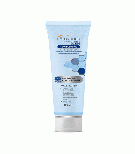 Prevense Men Revitalizing Wash Off Cleansing Gel 120ml