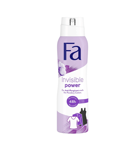 Fa Invisible Power Powdery Cotton Deodorant Spray for Women 200ml – Watsans.lk