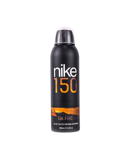 Nike 150 On Fire Eau De Toilette Deodorant Spray for Men 200ml