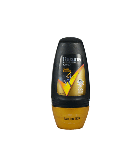 Rexona Men Sports Defense 72H Roll-On Deodorant Bottle – 50ml