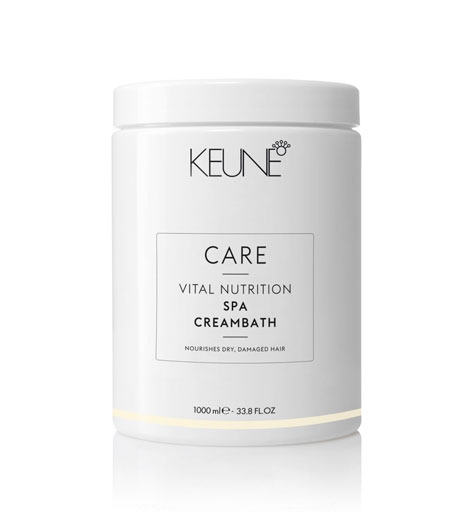 Keune Vital Nutrition Spa Cream Bath | Nourishes Dry & Damaged Hair 1000ml