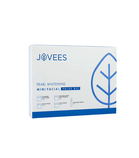 Jovees Pearl Whitening Facial Value Kit 250g – 6 Step Brightening Facial Sri Lanka