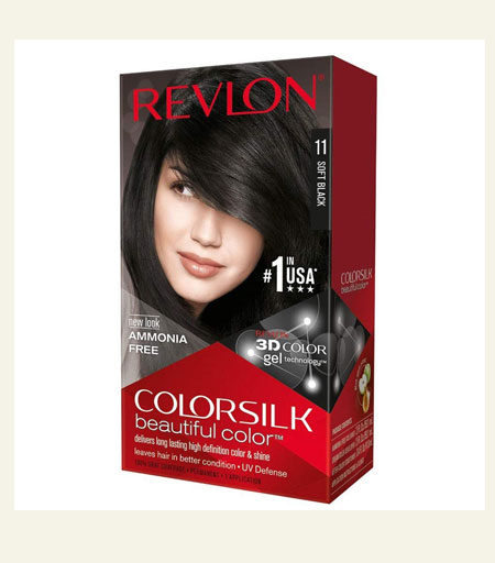 Revlon Colorsilk Beautiful Hair Color 11 Soft Black box