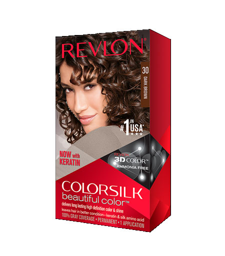 Revlon Colorsilk Beautiful Hair Color 30 Dark Brown (3N) Original Product