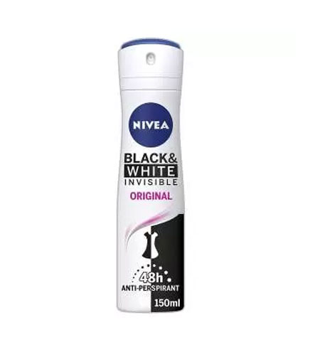 Nivea Invisible for Black & White Original Anti-Perspirant Spray 150ml