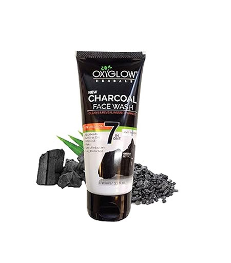 OxyGlow Charcoal Face Wash 100ml – Original Product in Sri Lanka