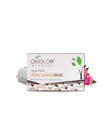 Oxyglow Pearl Bleach Cream 50g tube for skin brightening and gentle bleaching