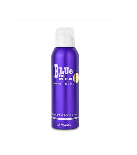 Rasasi Blue For Men Deodorant Body Spray 200ml – Long-Lasting Masculine Fragrance in Sri Lanka