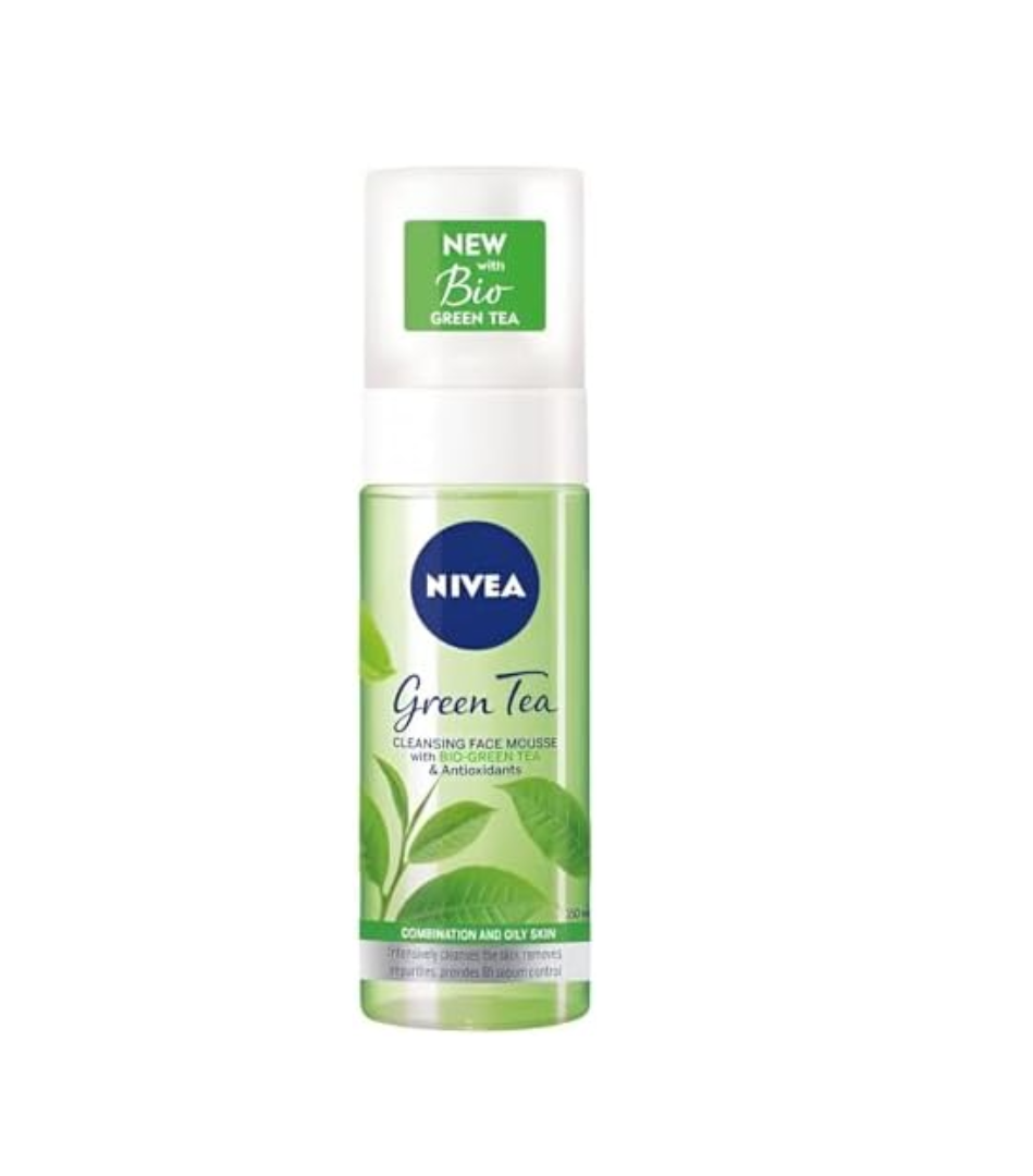 Nivea Green Tea Facial Cleansing Mousse Wash 150ml – Best Face Wash for Oily & Combination Skin in Sri Lanka
