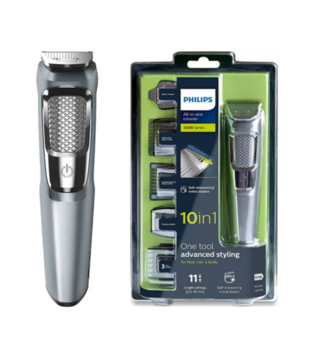 Philips 10 in 1 Multi Grooming Kit MG3750 with Self-Sharpening Blades - Watsans.lk