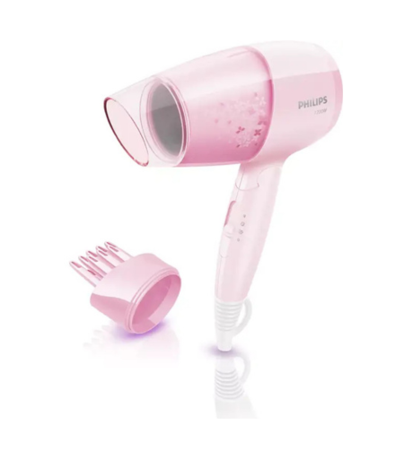 Philips 1200W ThermoProtect Hair Dryer BHC017 Cherry Blossom Pink - Watsans.lk