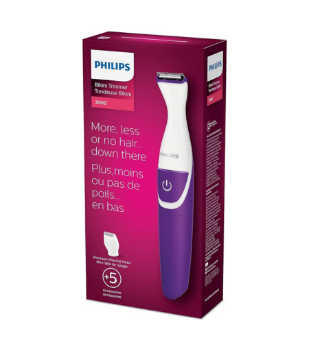 Philips Wet and Dry Electric Bikini Trimmer BRT383 - Watsans.lk