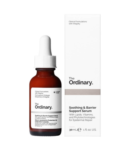 The Ordinary Soothing and Barrier Support Serum 30ml bottle with dropper