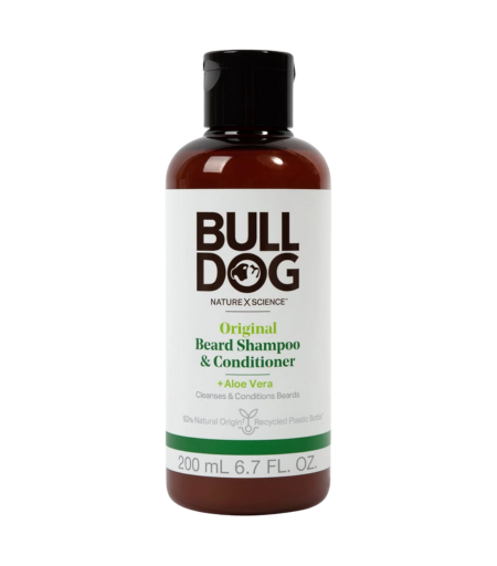 Bulldog Original 2-in-1 Beard Shampoo and Conditioner 200ml – Beard Wash and Softener