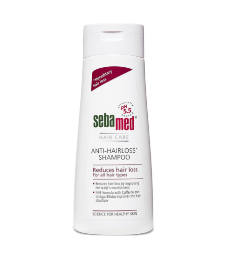 Sebamed Anti Hair Loss Shampoo 200ml bottle for hair fall control