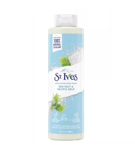 St. Ives Sea Salt & Pacific Kelp Exfoliating Body Wash 650ml – Natural Exfoliating Body Wash in Sri Lanka
