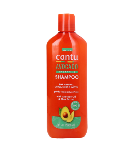 Cantu Avocado Hydrating Shampoo 400ml – Sulfate-Free Moisturizing Shampoo for Dry Hair