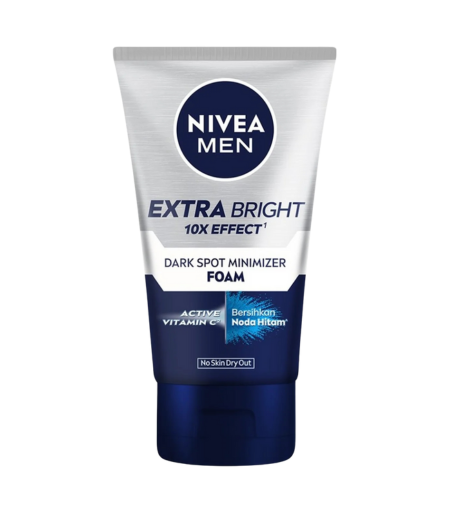Nivea Men Extra Bright Dark Spot Minimizer Foam 100ml – Brightening Face Wash for Men in Sri Lanka