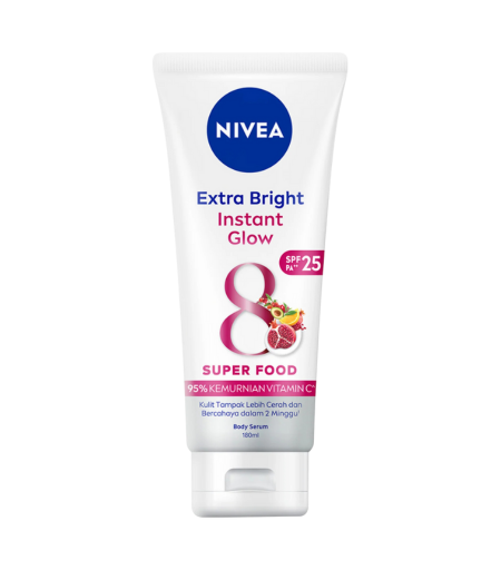 Nivea Extra Bright Instant Glow Body Serum 180ml – Brightening & Nourishing Serum in Sri Lanka