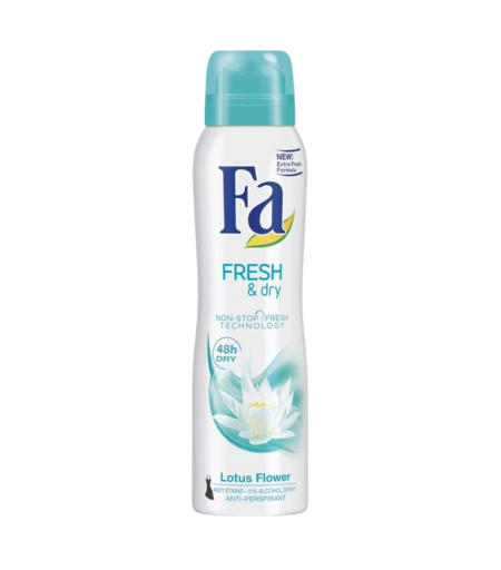 Fa Fresh & Dry Lotus Flower Scent Antiperspirant Spray for Women 150ml – Watsans.lk