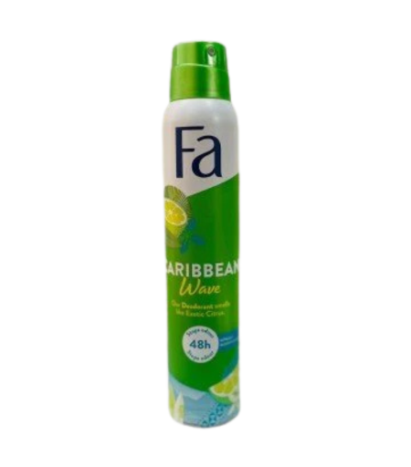 Fa Caribbean Wave Invigorating Grapefruit & Lychee Scent Deodorant Spray 200ml