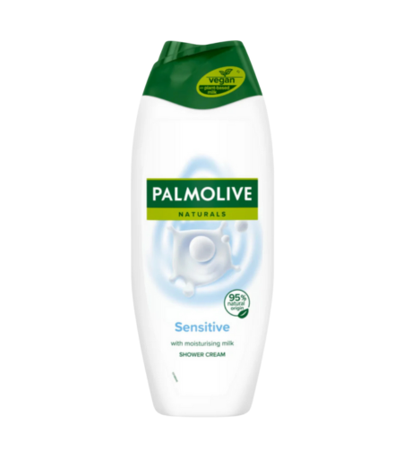 Palmolive Naturals Sensitive Moisturising Milk Shower Cream 500ml bottle