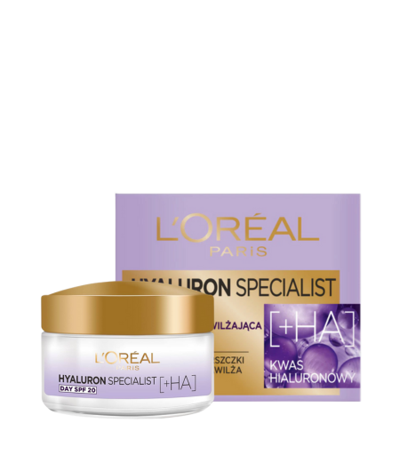 Loreal Paris Hyaluron Specialist Day Cream SPF20 50ml – Hydrating Face Cream with Hyaluronic Acid