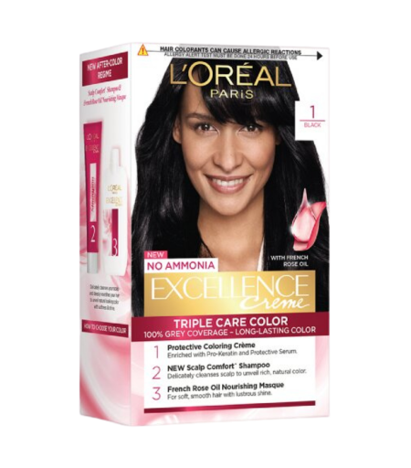 Loreal Excellence Cream Hair Color Black No.1