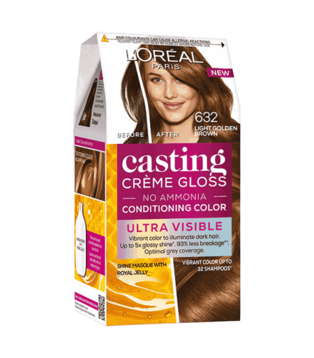 Loreal Casting Creme Gloss 632 Light Golden Brown 72ml