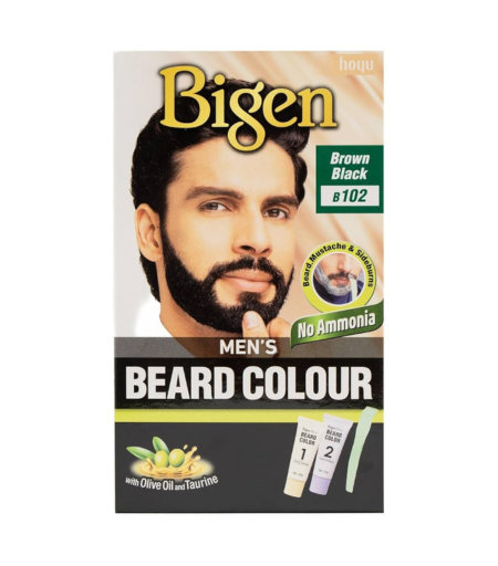Bigen Men’s Beard Color B102 Brown Black – Original Ammonia-Free Beard Dye in Sri Lanka