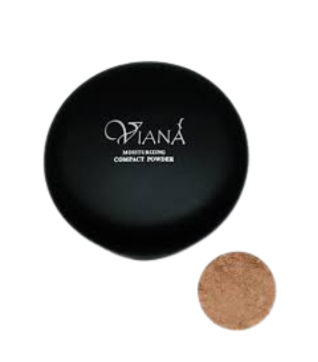 Viana Moisturizing Compact Powder 15 Warm Bronze – Natural Matte Finish Compact in Sri Lanka