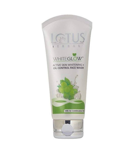 Lotus Whiteglow Active Skin Whitening Oil Control Face Wash 100g