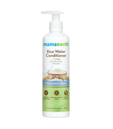 Mamaearth Rice Water Conditioner for Damaged, Dry and Frizzy Hair 250ml