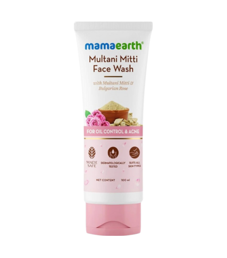 Mamaearth Multani Mitti Face Wash 100ml – Oil Control & Acne Face Wash Sri Lanka