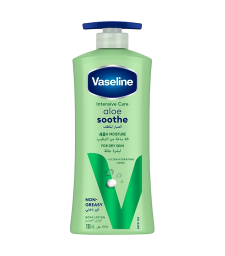 Vaseline Intensive Care Aloe Soothing Body Lotion 725 ml – Moisturizing aloe vera lotion for dry skin