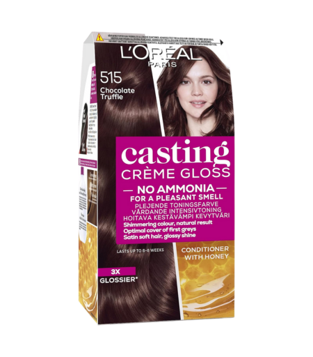 Loreal Casting Crème Gloss Hair Color Chocolate Truffle 515 – Ammonia-Free Hair Dye in Sri Lanka