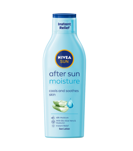 Nivea Sun After Sun Moisture Lotion Instant Relief 200ml – Soothing Aloe Vera & Hyaluron Lotion Sri Lanka