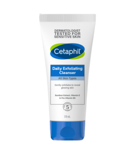 Cetaphil Daily Exfoliating Cleanser 178ml – Gentle Face Cleanser for Sensitive Skin in Sri Lanka