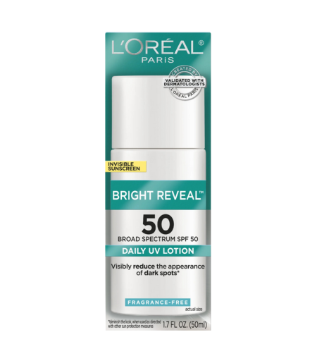 Loreal Paris Bright Reveal SPF 50 Daily UV Lotion 50ml – Lightweight Sunscreen in Sri Lanka