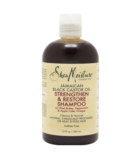 Shea Moisture Jamaican Black Castor Oil Strengthen & Restore Shampoo 384ml – Original Sulfate-Free Hair Care in Sri Lanka