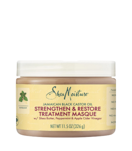 Shea Moisture Jamaican Black Castor Oil Strengthen & Restore Treatment Masque 326ml – Deep Conditioning Hair Mask in Sri Lanka