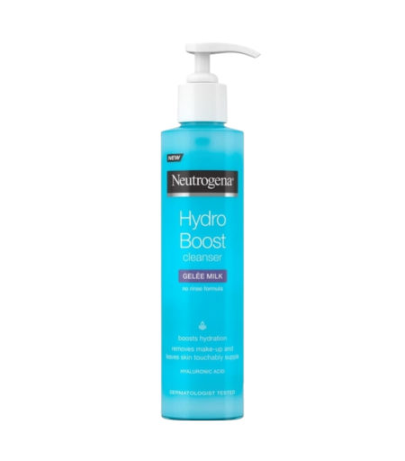 Neutrogena Hydro Boost Cleanser Gelée Milk 200ml – Hydrating Facial Cleanser Sri Lanka