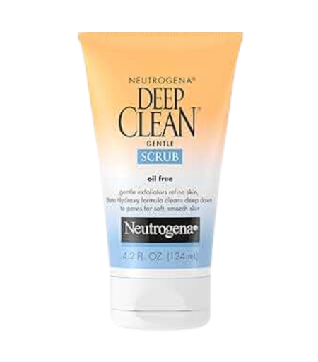 Neutrogena Deep Clean Gentle Facial Scrub 124ml – Oil-Free Daily Exfoliating Scrub Sri Lanka