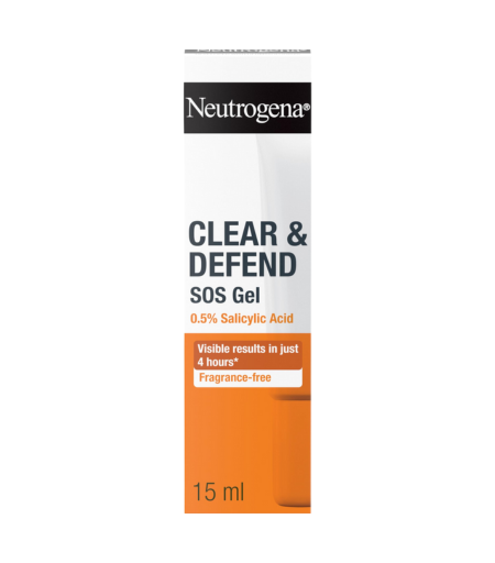 Neutrogena Clear & Defend SOS Gel 15ml – Fast Acting Spot Treatment Gel Sri Lanka