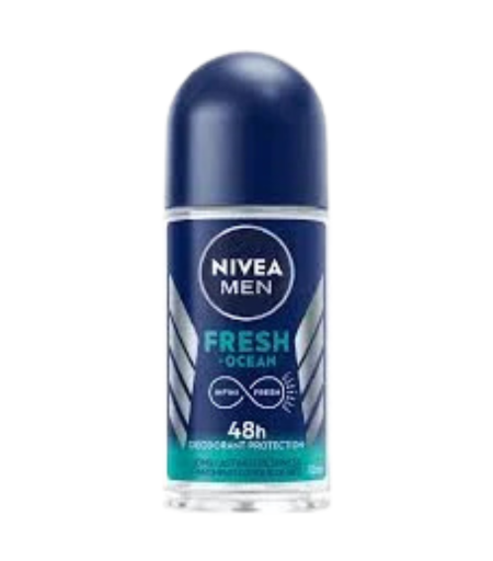 Nivea Men Fresh Ocean Roll On 50ml – 48h Protection Deodorant in Sri Lanka