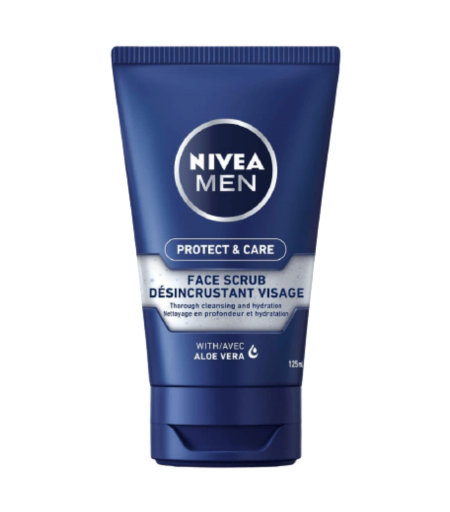 Nivea Men Protect & Care Exfoliating Face Scrub 125ml – Gentle Deep Cleansing for Men in Sri Lanka