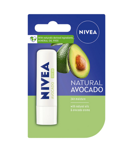 Nivea Natural Avocado Lip Balm 4.8g