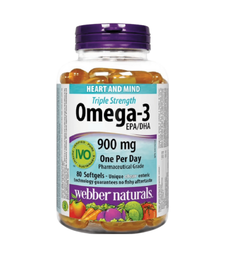 Webber Naturals Omega-3 900mg Softgels 80