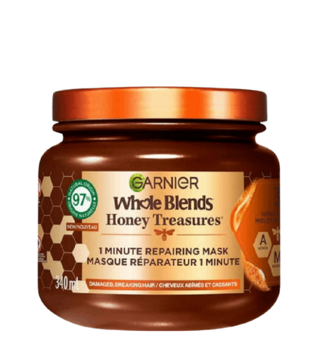 Garnier Whole Blends Honey Treasures Hair Mask for Damaged Hair 340ml